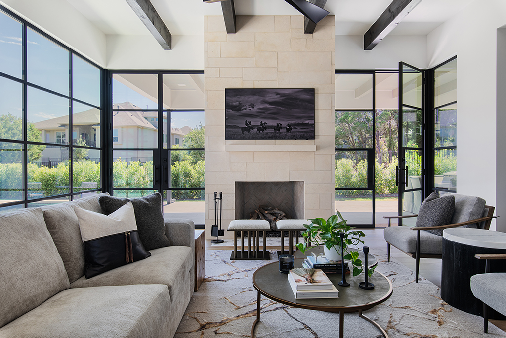 Living Room View of a Sitra Custom Project