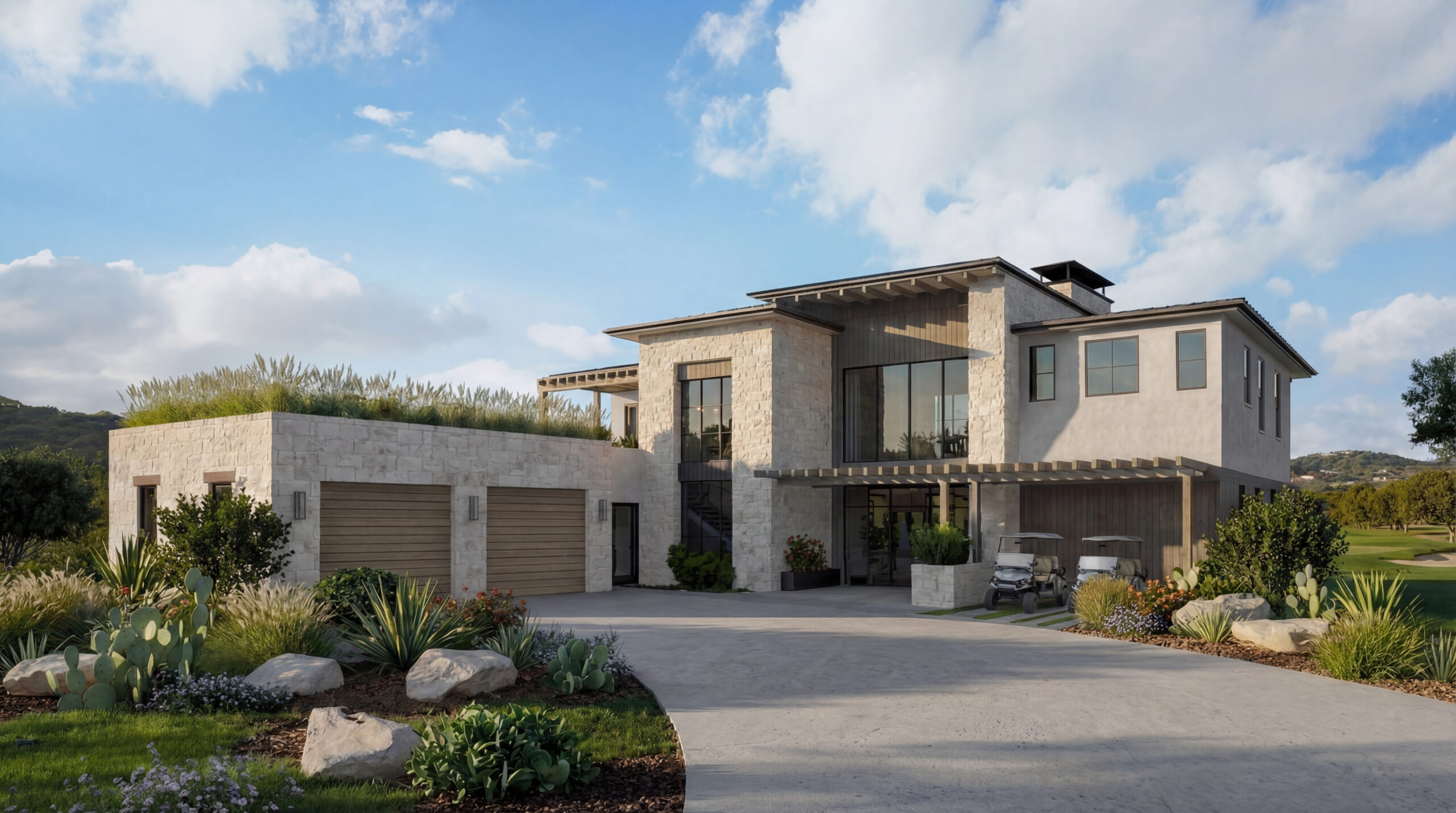 Homes overlooking the signature 18th hole at Loraloma
